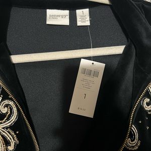 Jacket Black and Gold